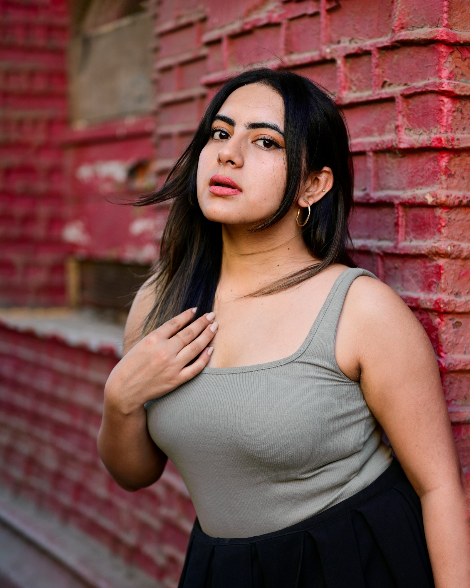 Fashion editorial portrait